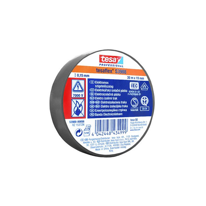 BANDA IZOLATOARE TESAFLEX 20M GRI 10BUC