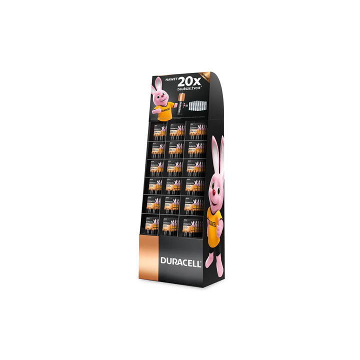 STAND BATERII 96X LR06 + 48X LR03 DURACELL