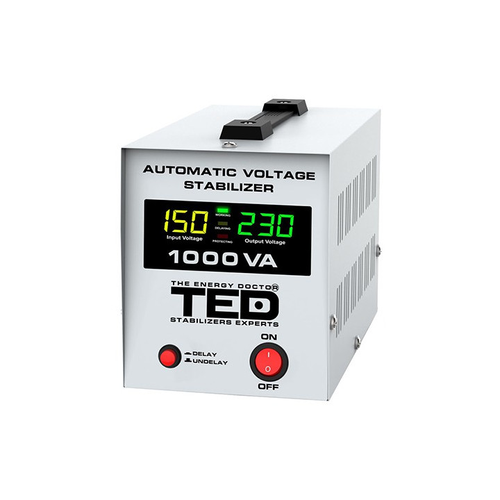 STABILIZATOR TENSIUNE AUTOMAT AVR 1000VA LCD TED