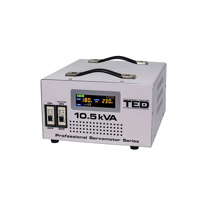 STABILIZATOR TENSIUNE SERVOMOTOR 10.5KVA TED