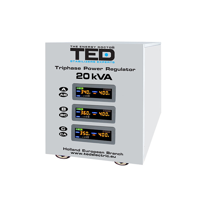 STABILIZATOR TENSIUNE TRIFAZAT SERVO 20KVA