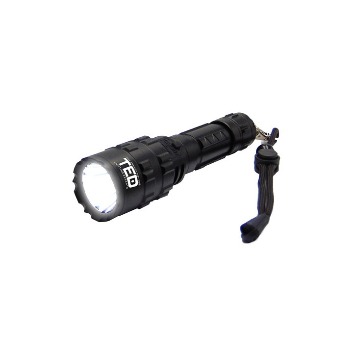 LANTERNA 10W ALUMINIU CU ACUMULATOR 18650