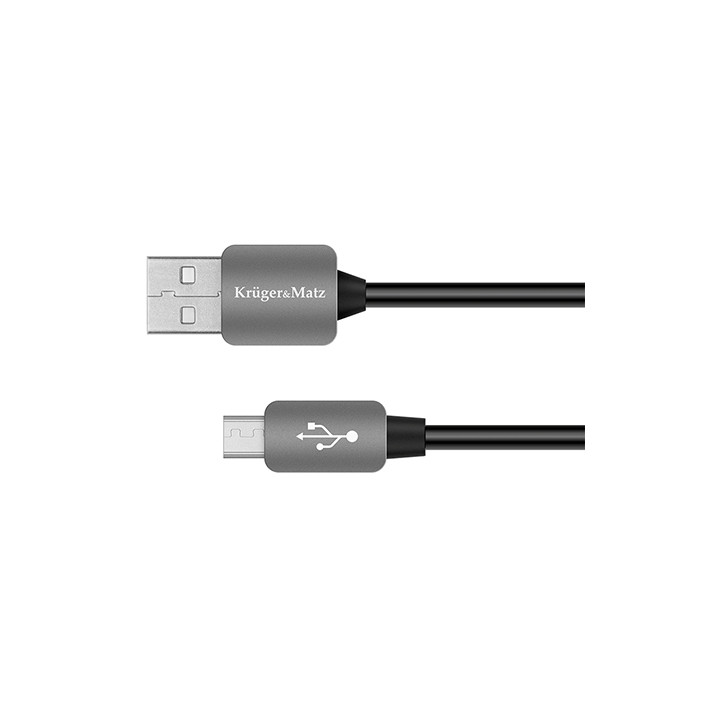 CABLU USB TATA-MICRO USB TATA 1.0M KRUGER&MATZ