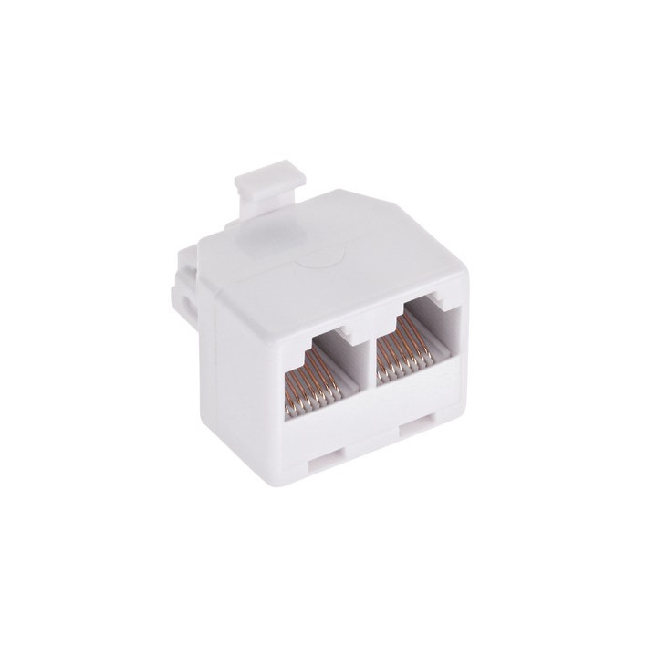 ADAPTOR RJ45 8P8C TATA - 2X MAMA