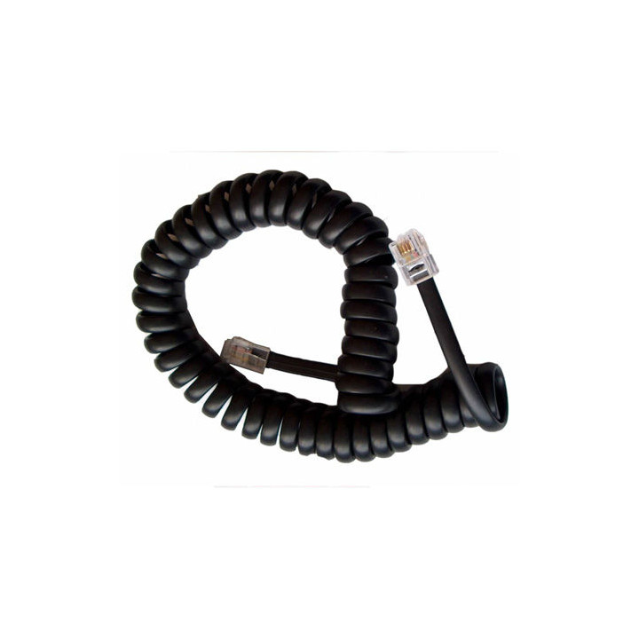 CABLU TELEFONIC SPIRALAT 2.1M NEGRU