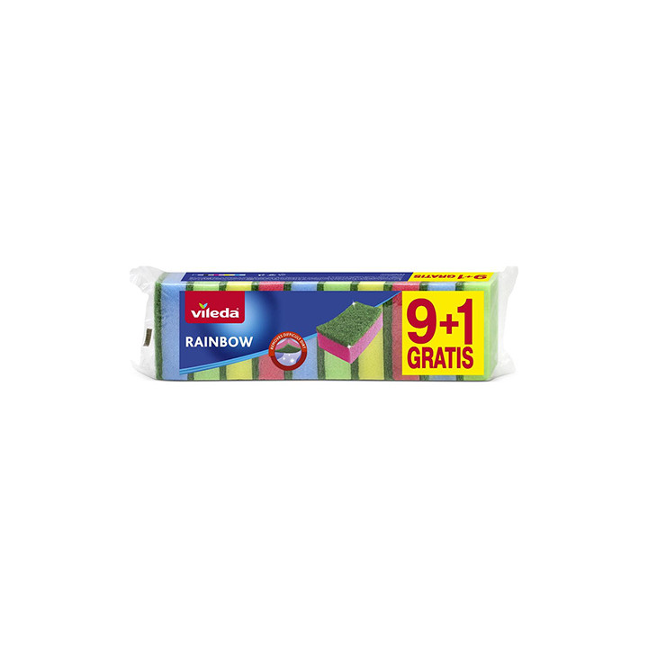 SET BURETI BUCATARIE RAINBOW 10BUC VILEDA