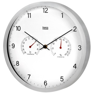 CEAS PERETE 30CM TERMOMETRU HIGROMETRU TEESA