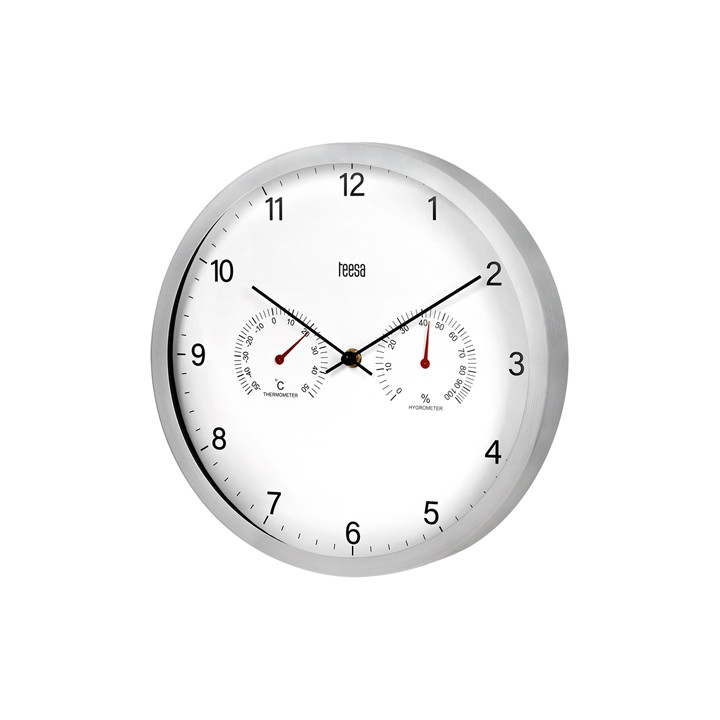 CEAS PERETE 30CM TERMOMETRU HIGROMETRU TEESA