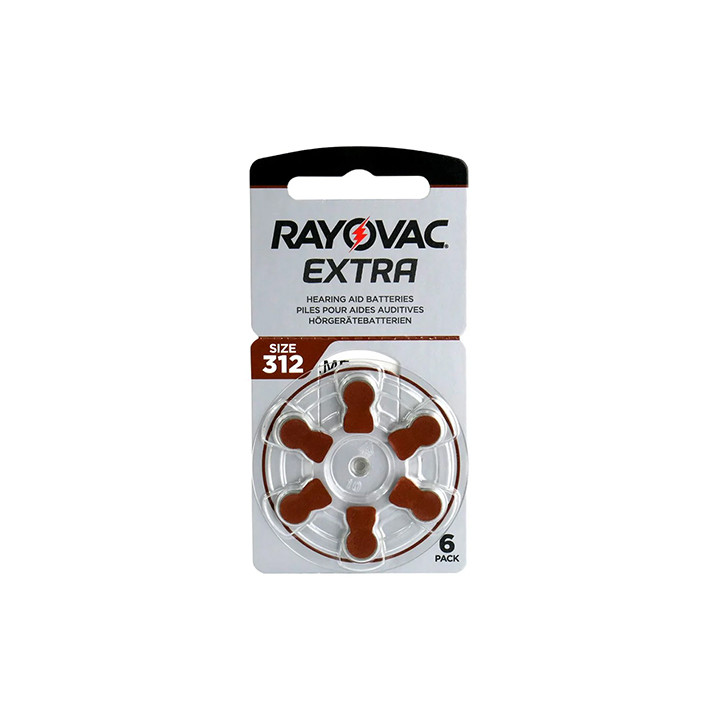 BATERIE AUDITIVA RAYOVAC 312 BLISTER 6 BUC