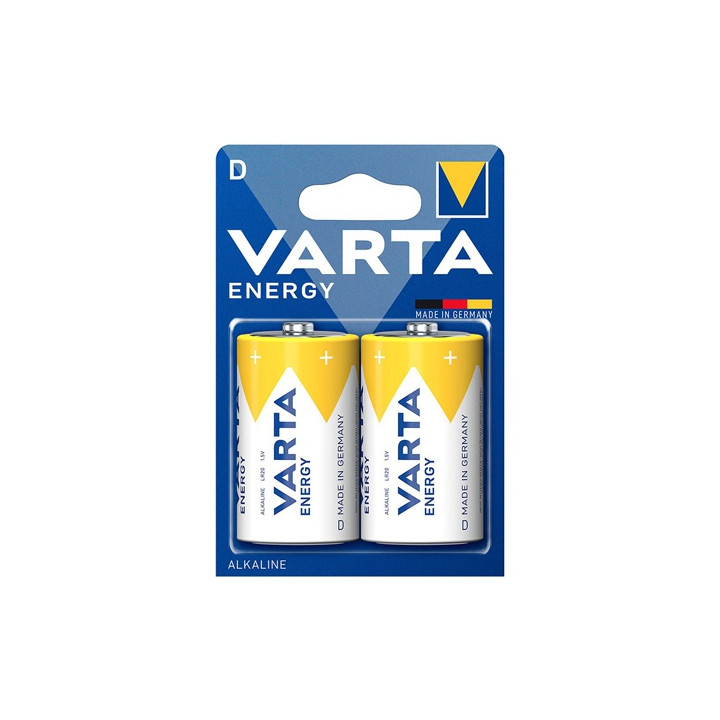 BATERIE ALCALINA ENERGY LR20 BL 2 BUC VARTA