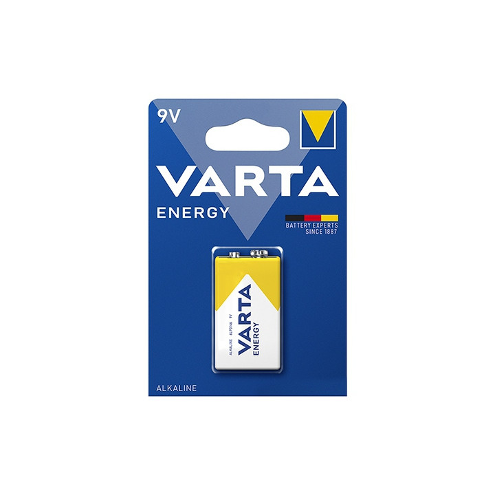 BATERIE ALCALINA ENERGY 9V BL 1 BUC VARTA