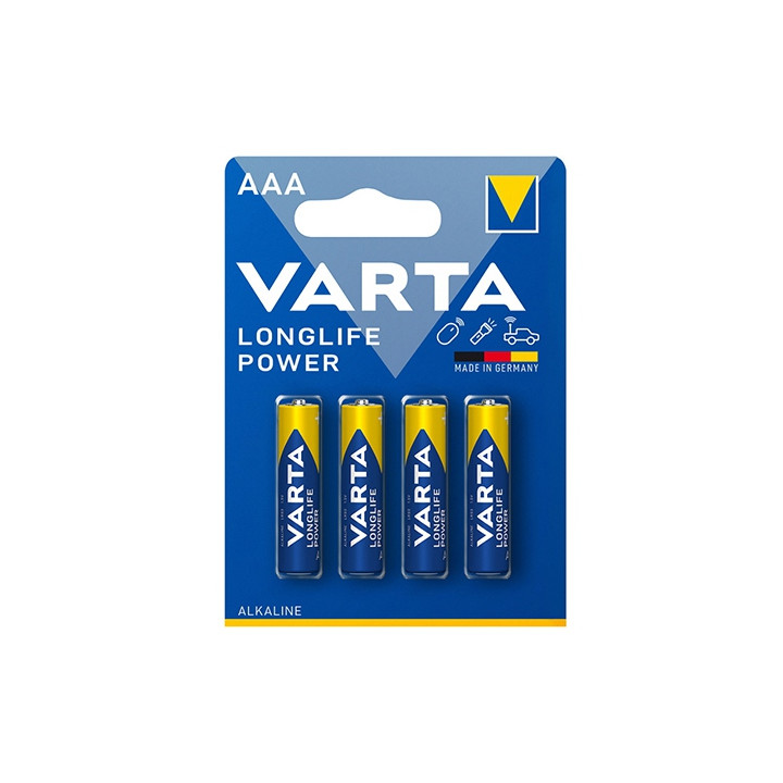 BATERIE ALCALINA LONGLIFE POWER LR3 BL4 VARTA