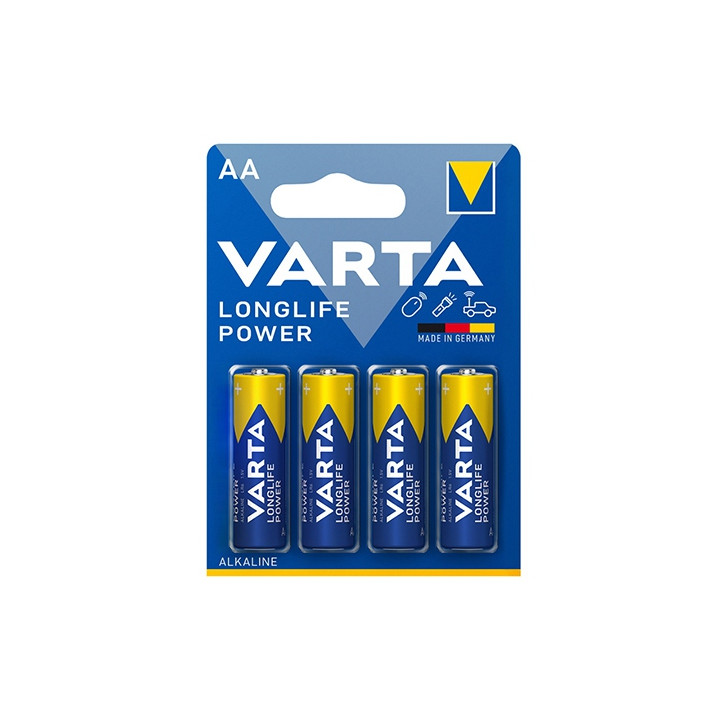 BATERIE ALCALINA LONGLIFE POWER LR6 BL4 VARTA