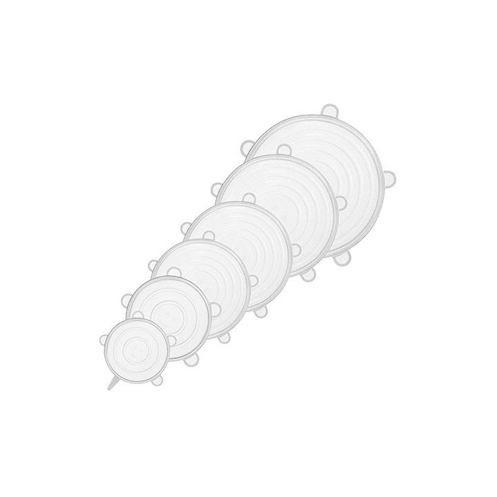 SET 6 CAPACE SILICON FLEXIBILE TEESA