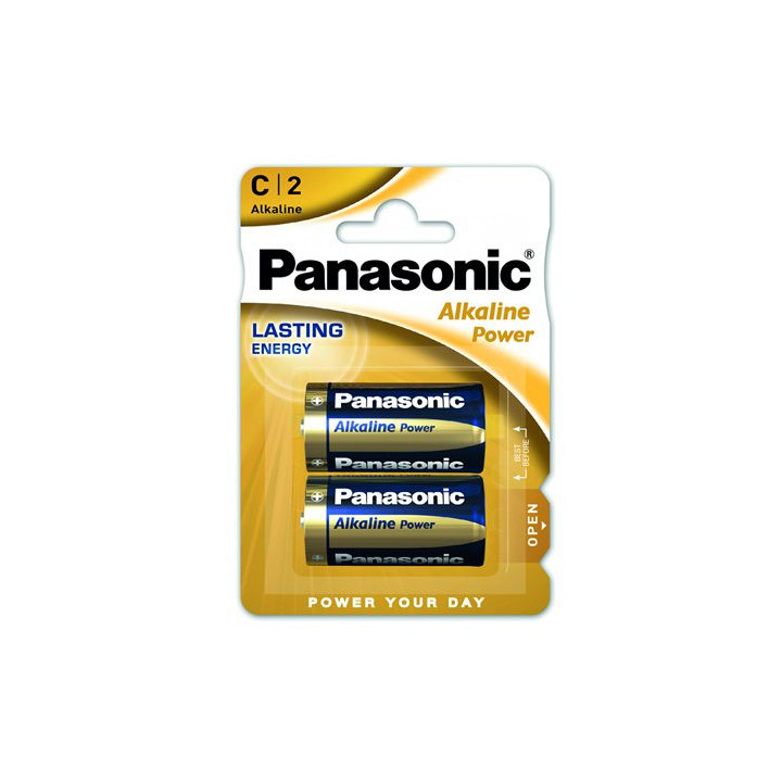 BATERIE ALCALINA PANASONIC BRONZE LR14 BLISTER 2 BUC