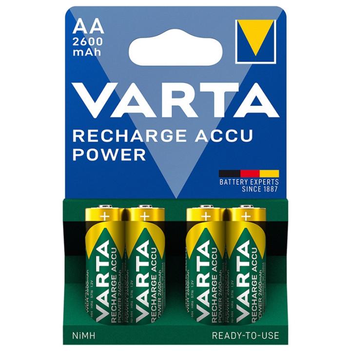 ACUMULATOR AA 2600MAH BLISTER 4 BUC VARTA
