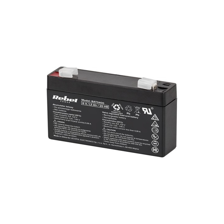 ACUMULATOR STATIONAR SLA 6V 1.3AH REBEL