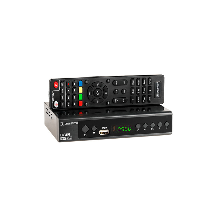 TUNER DIGITAL TERESTRU / CABLU DVB-T2/C H.265 CABLETECH