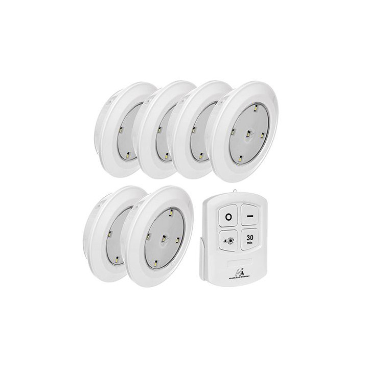 SET 6 LAMPI LED CU TELECOMANDA MCE0165