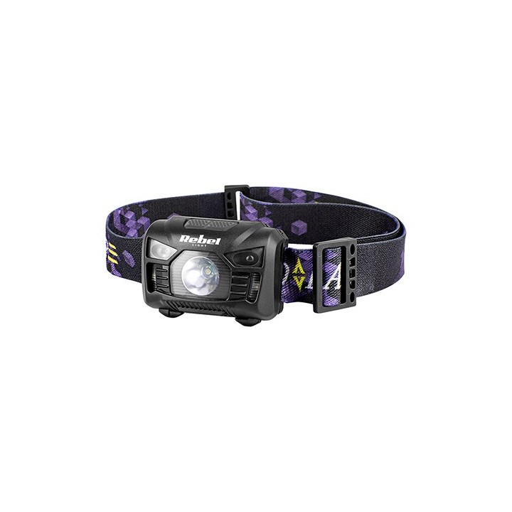 LANTERNA FRONTALA LED 3W ACCU 120LM REBEL