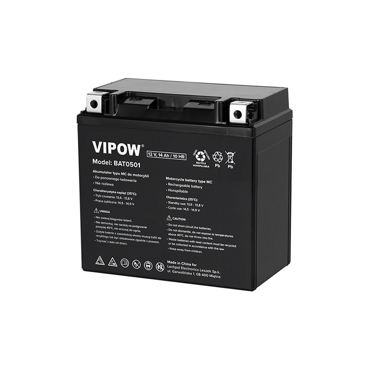 ACUMULATOR MOTO 12V 14AH