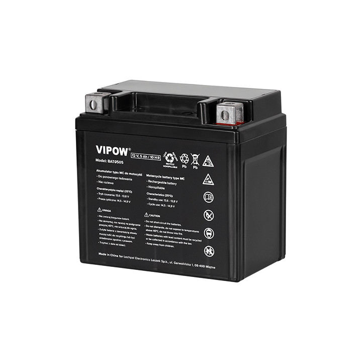 ACUMULATOR MOTO 12V 5AH