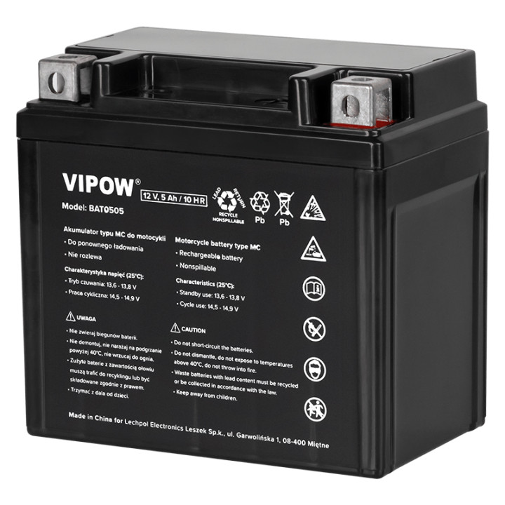 ACUMULATOR MOTO 12V 5AH