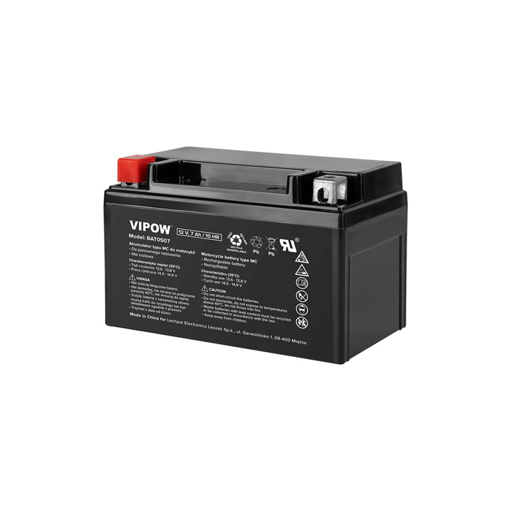 ACUMULATOR VEHICULE ELECTRICE 12V 7AH / 10HR VIPOW