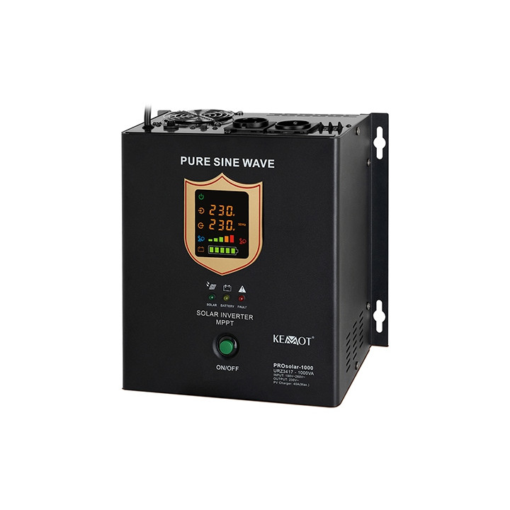 INVERTOR SOLAR 1000VA 12 V PROSOLAR-1000 KEMOT