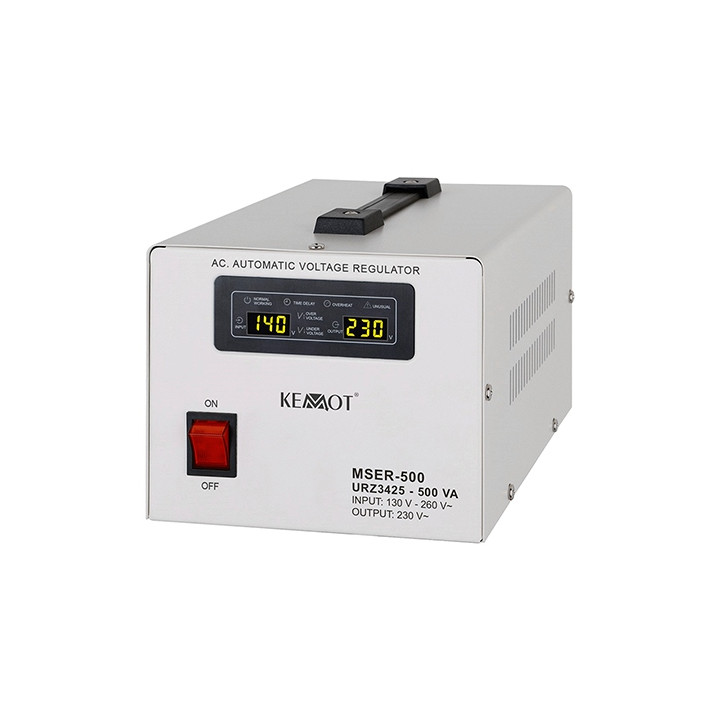 STABILIZATOR TENSIUNE SERVOMOTOR 500VA KEMOT