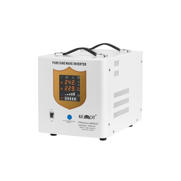 UPS CENTRALE SINUS PUR 2600VA/1800W 24V KEMOT