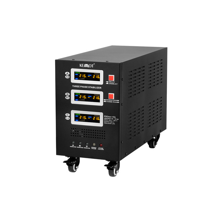 STABILIZATOR SERVOMOTOR TRIFAZAT 15KVA PROAVR-15K KEMOT