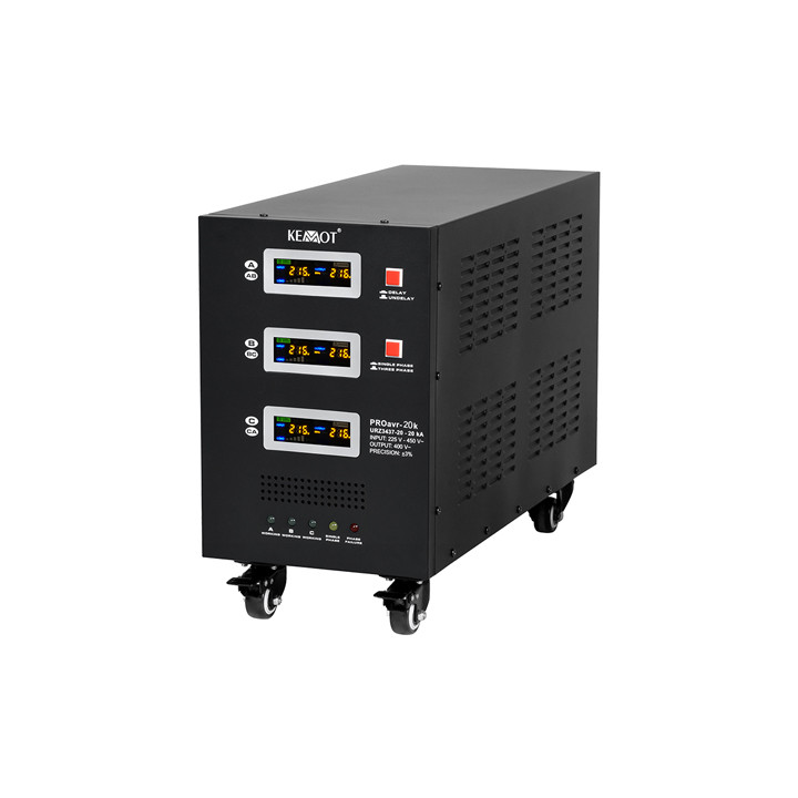 STABILIZATOR SERVOMOTOR TRIFAZAT 20KVA PROAVR-20K KEMOT