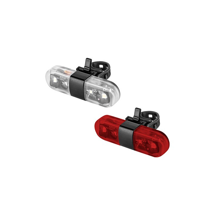 SET ILUMINAT BICICLETA FATA SPATE USB