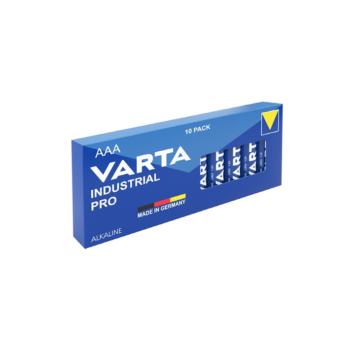 SET 10 BATERII ALCALINE LR03 AAA INDUSTRIAL PRO VARTA