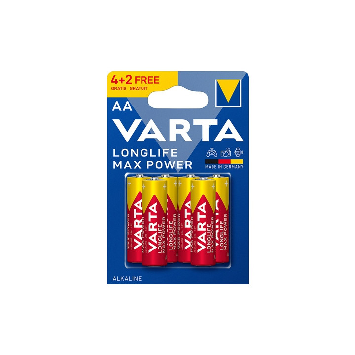 BATERIE ALCALINA LR06 MAX POWER VARTA BL 6BUC