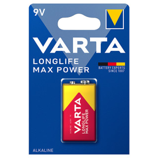 BATERIE ALCALINA 9V MAX POWER VARTA BL 1BUC