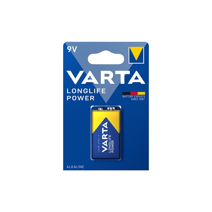 BATERIE ALCALINA 9V VARTA BLISTER