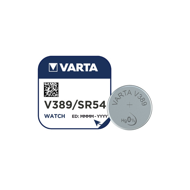 BATERIE AG10 LR54 SR1130 V389 BLISTER 1B VARTA