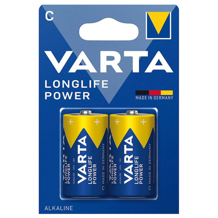 BATERIE ALCALINA LONGLIFE POWER LR14 BL2 VARTA