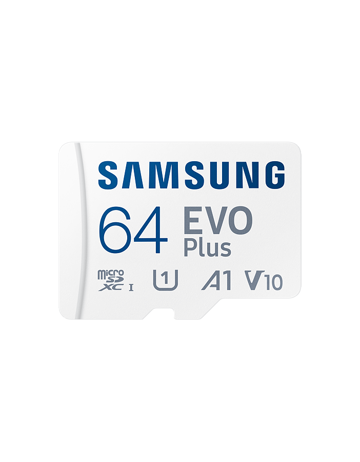 Card memorie Samsung MB-MC64KA/EU, Micro-SDXC, EVO Plus (2021), 64GB, "MB-MC64KA/EU"(timbru verde 0.03 lei)