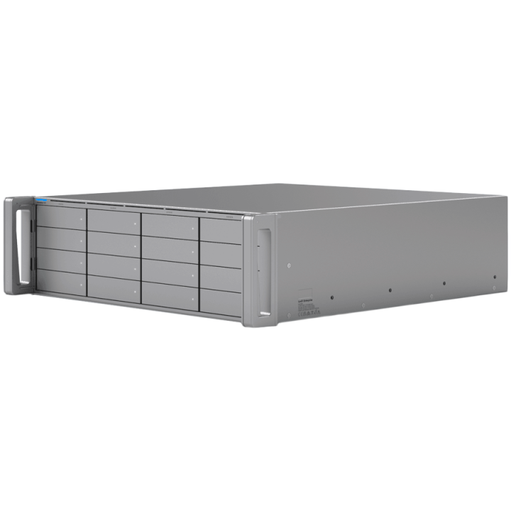 Ubiquiti 3U NVR with (16) 2.5/3.5” drive bays, supporting up to (70) 4K cameras or (210) Full HD cameras