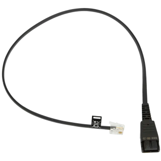 JABRA QD Cord to RJ10, straight, 0,5 meters, Siemens-allocation