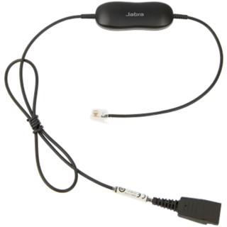JABRA Smart Cord, QD to RJ9, straight, with 8-position switch configurator, for Avaya one-X Telephone system ( for 96XX Series)
