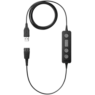 JABRA Link 260, USB enabler QD to USB, Plug&Play connection for corded JABRA Headsets with PC-based Audio- and voice application