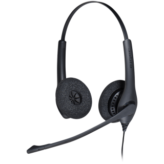 JABRA BIZ 1500 USB Duo, Noice-Cancelling, Wideband, Microphone boom: flexible, for IP-telephony