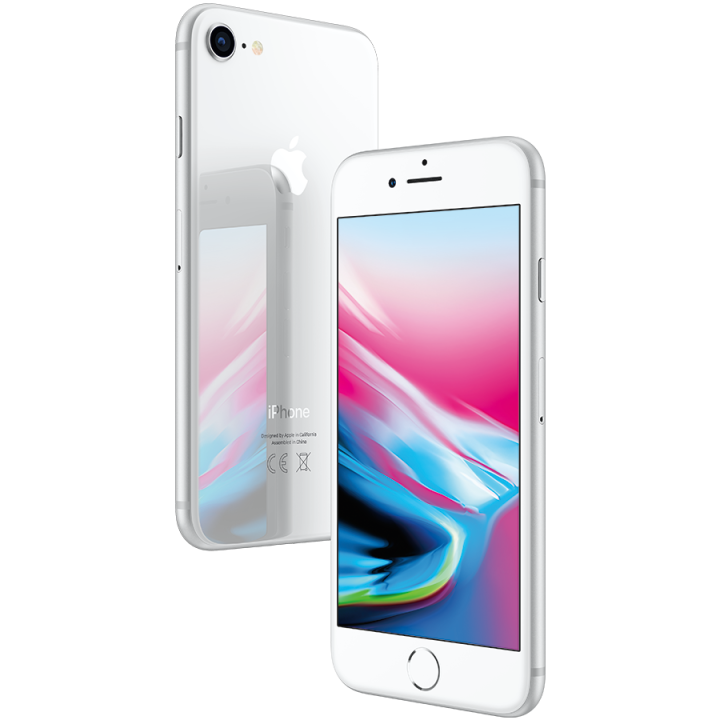 Smartphone APPLE iPhone 8 64GB Silver, Grade A+, Used