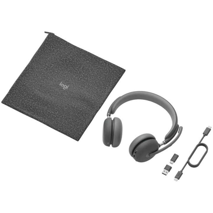 LOGITECH Zone Wireless 2 Headset Teams (native Bluetooth) - GRAPHITE,TEAMS - BT - N/A - EMEA-914 - NATIVE BT