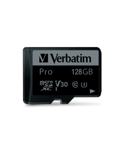 MEMORIE SD CARD VERBATIM 128GB CLASA 10 ADAPTOR INCLUS "47044" (TIMBRU VERDE 0.03 LEI)