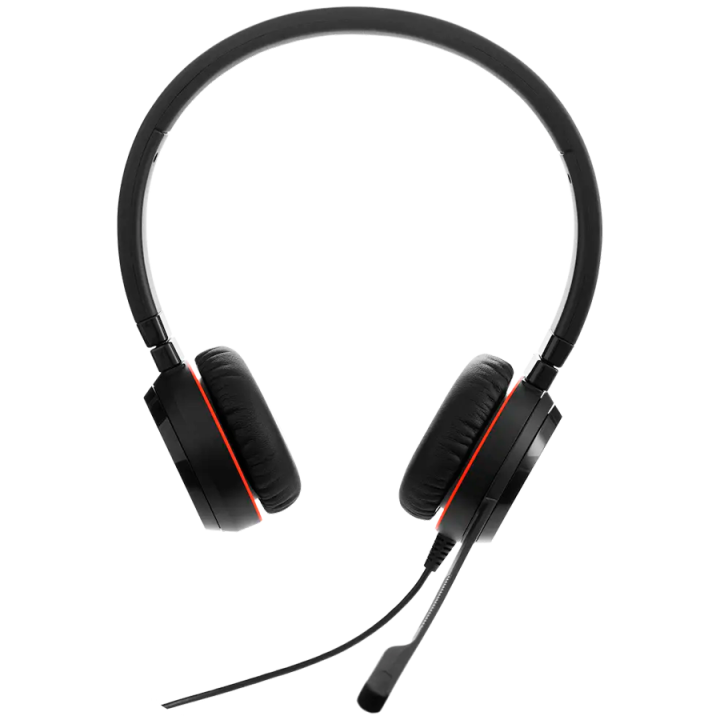 JABRA Evolve 20 SE, Stereo MS, USB C/A adapter, Leather